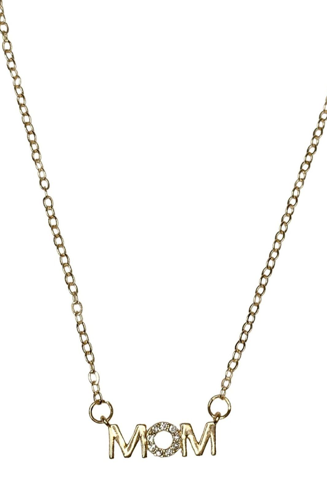 EMM Copenhagen - MOM Necklace W. Zicron Stone - Gold Halskæder 