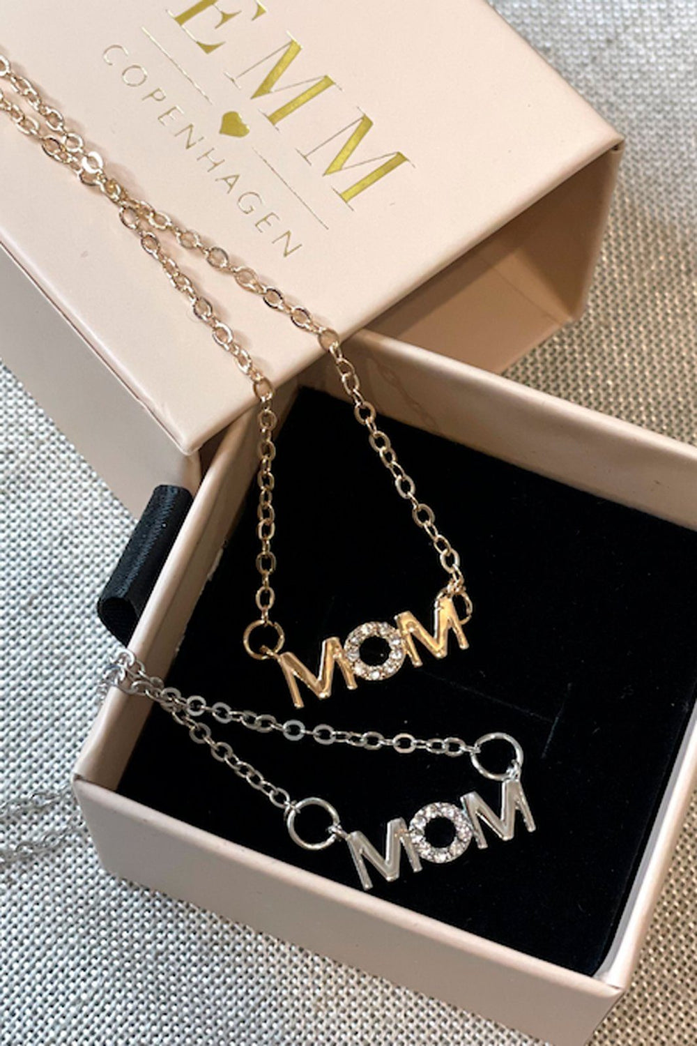 EMM Copenhagen - MOM Necklace W. Zicron Stone - Gold Halskæder 