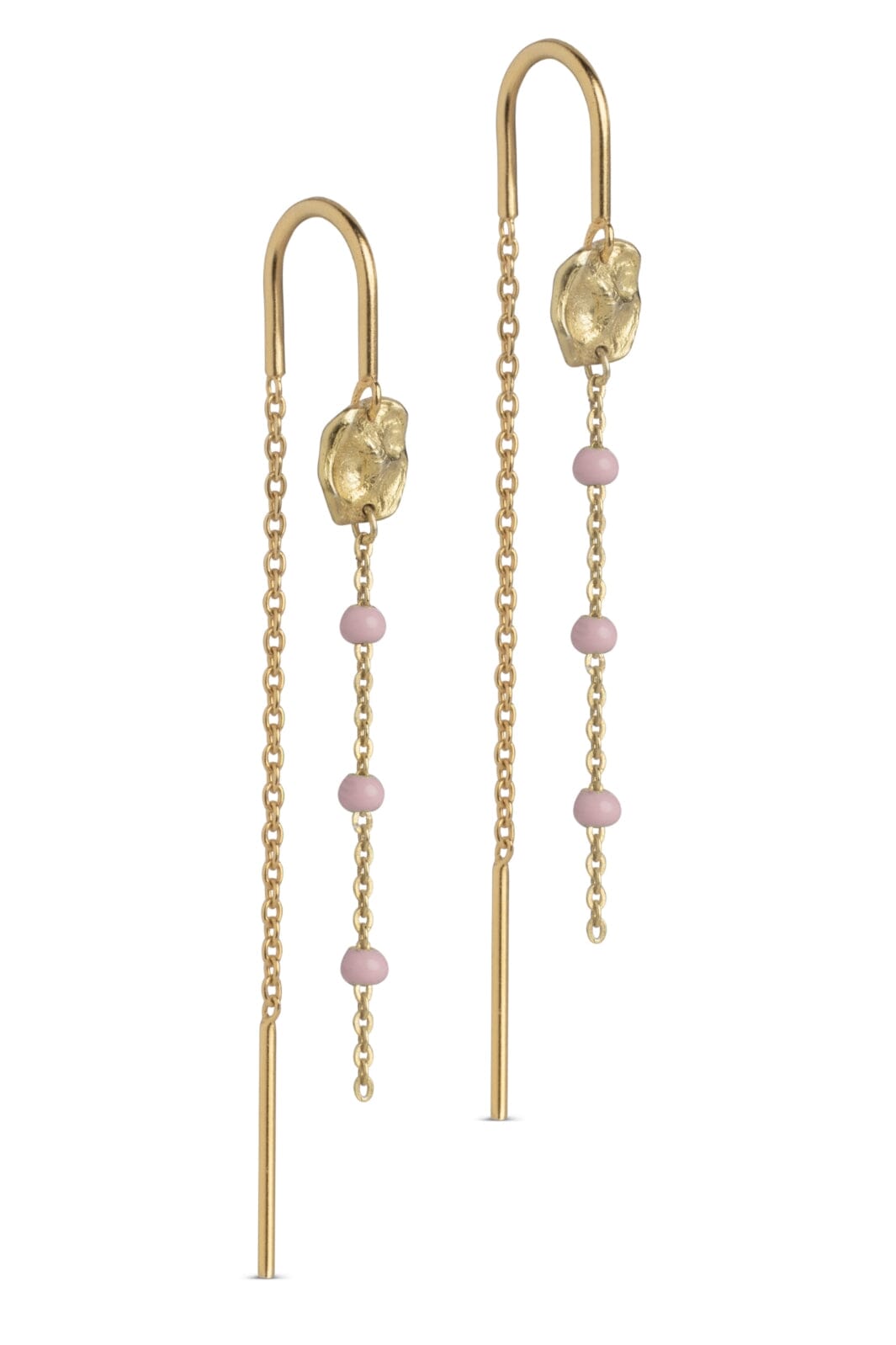 Enamel Copenhagen - Earring, Lola Refined - Light Pink Øreringe 