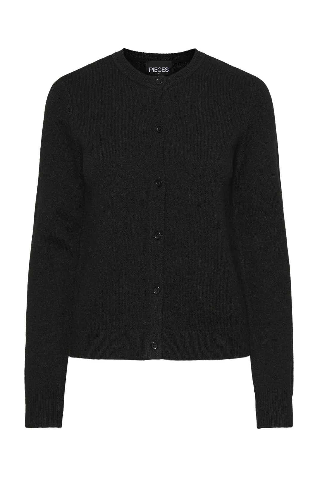 Pieces - Pcmalou Ls Knit Cardigan - 4635854 Black