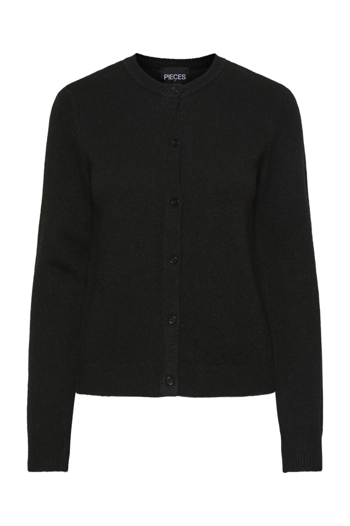 Pieces - Pcmalou Ls Knit Cardigan - 4635854 Black