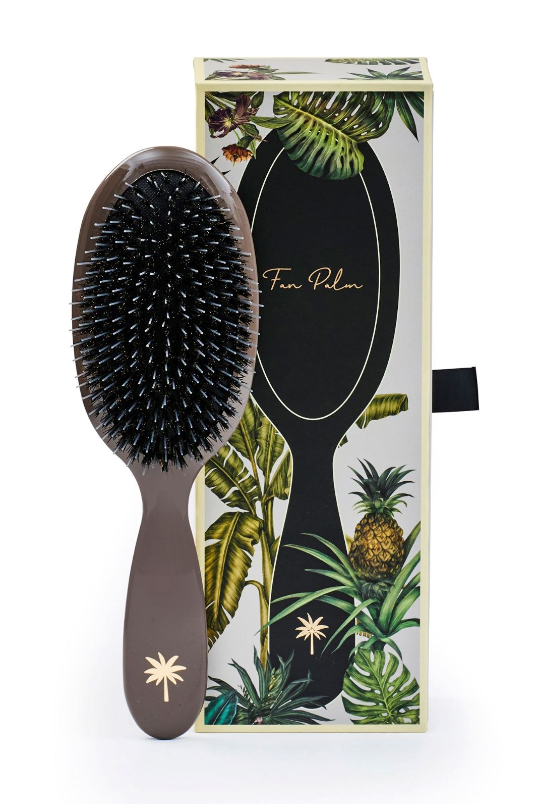 Fan Palm - Hair Brush Medium - Mink Hårbørster 