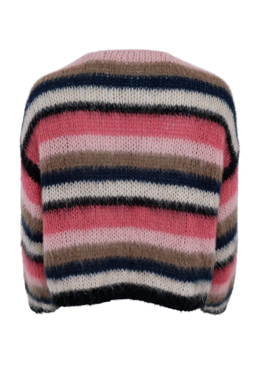 Forudbestilling - Black Colour - Bccasey Multi Striped Cardigan - Multi Rose Cardigans 