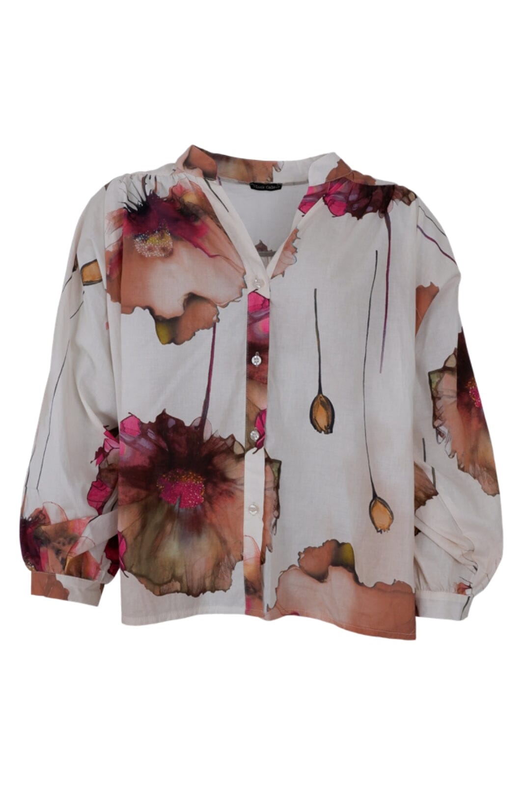 Forudbestilling - Black Colour - Bcceline Blouse - Wheat Flower Bluser 