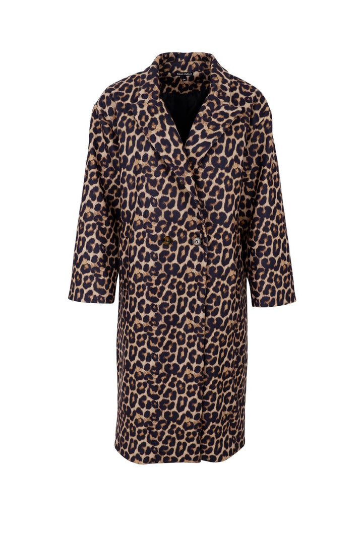 Black Colour - Bccleo Coat 40760 - Leopard