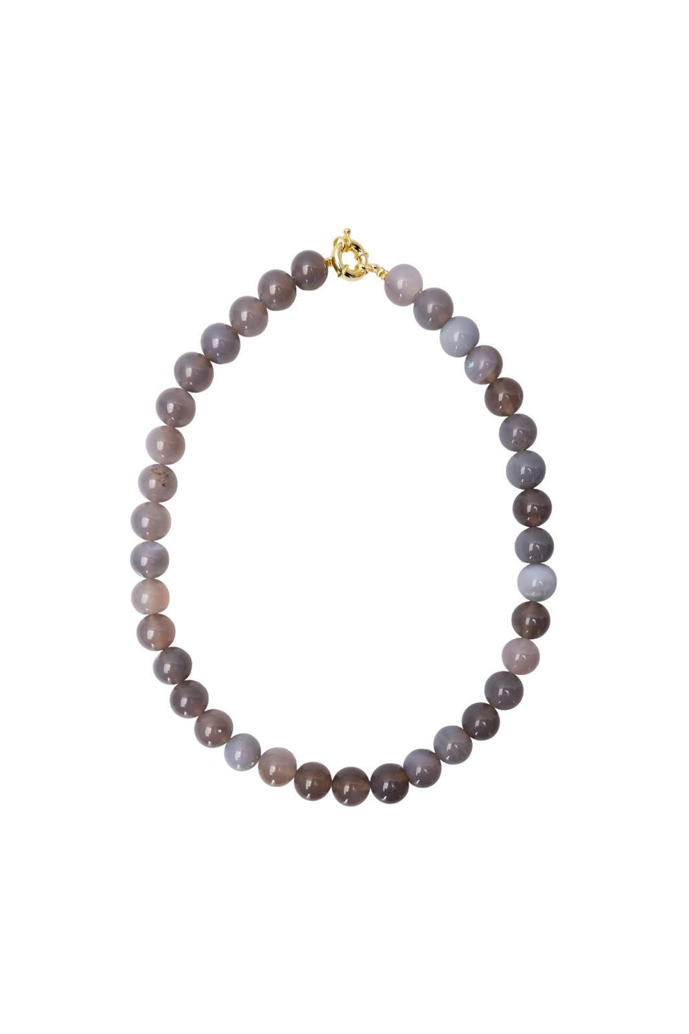 Black Colour - Bcezra Necklace - Grey