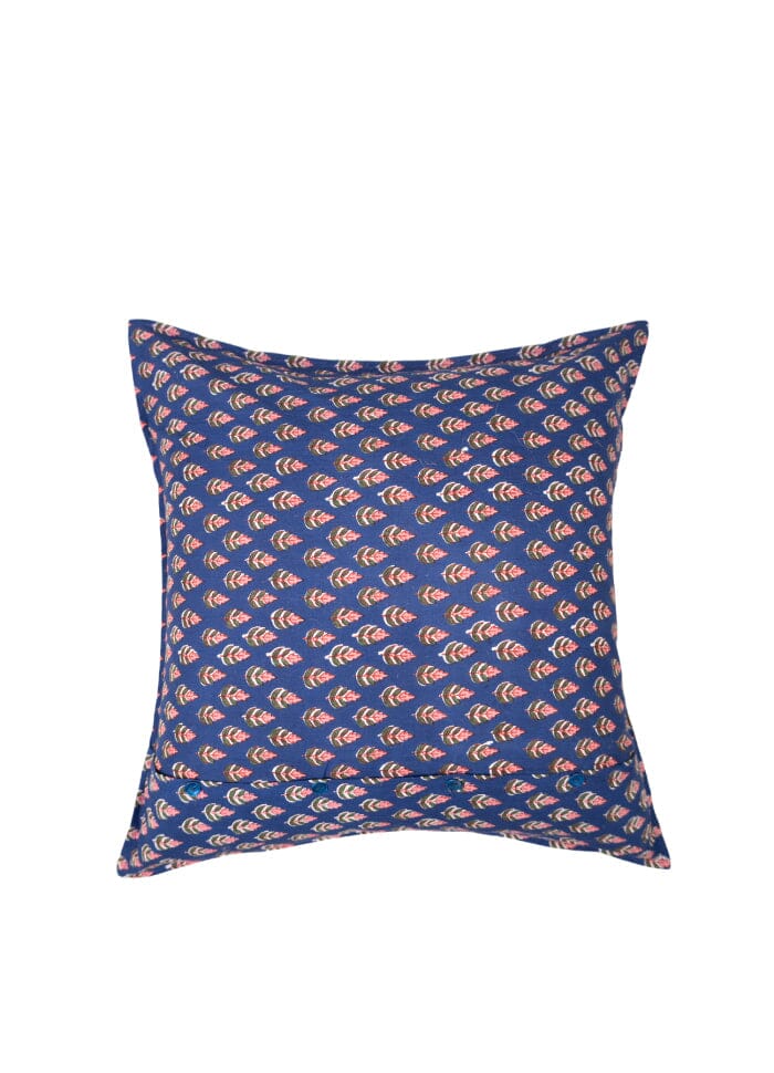 Forudbestilling - Black Colour - Bcflora Cushion Cover - Blue Icon Pudebetræk 