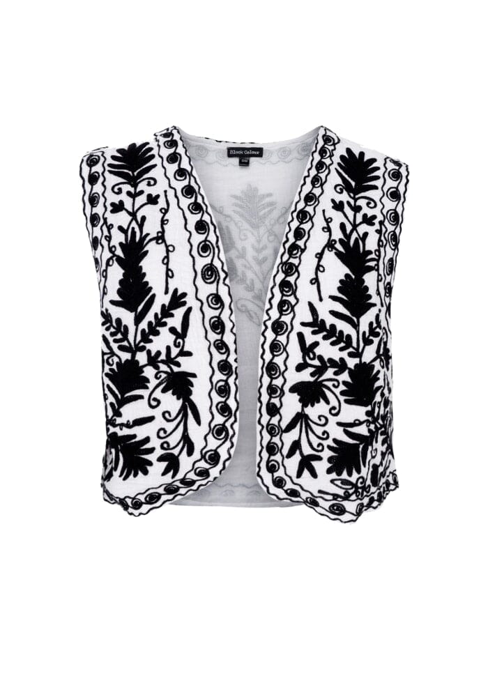 Forudbestilling - Black Colour - Bcgili Vest - White Veste 