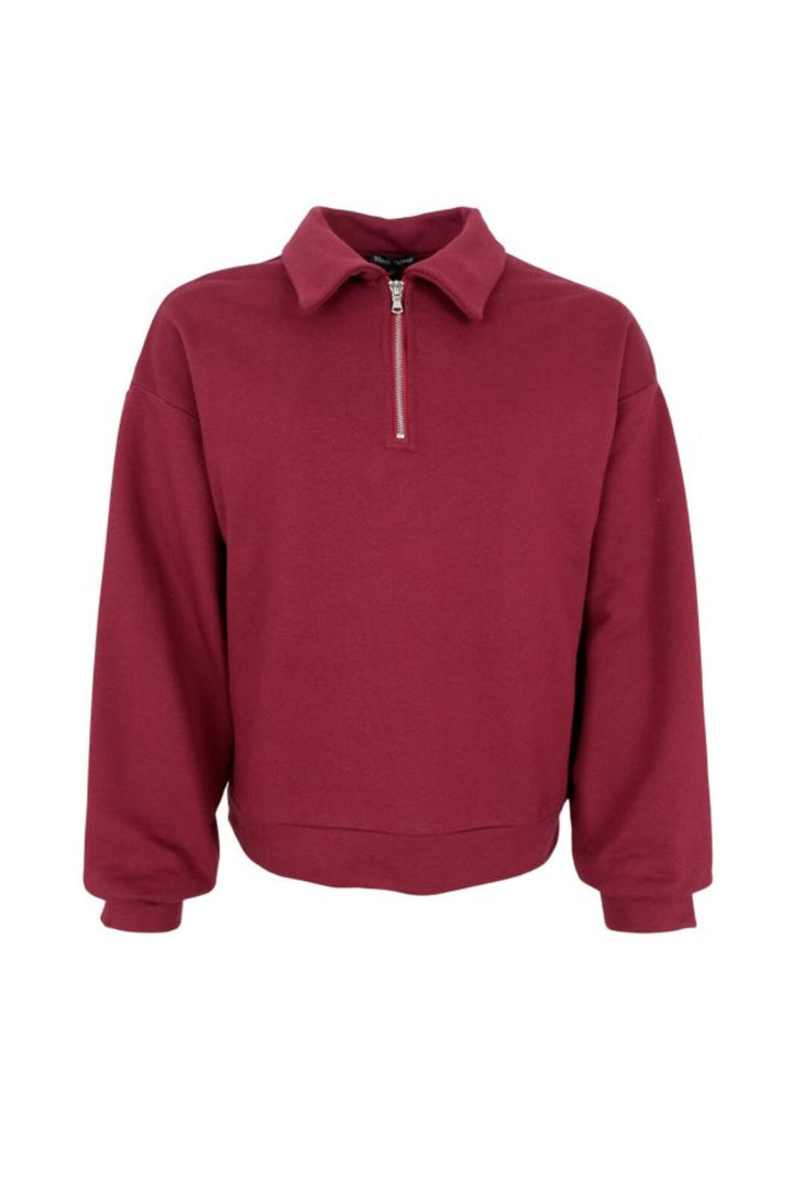 Forudbestilling - Black Colour - Bcjada Polo Sweatshirt - Plum Bluser 