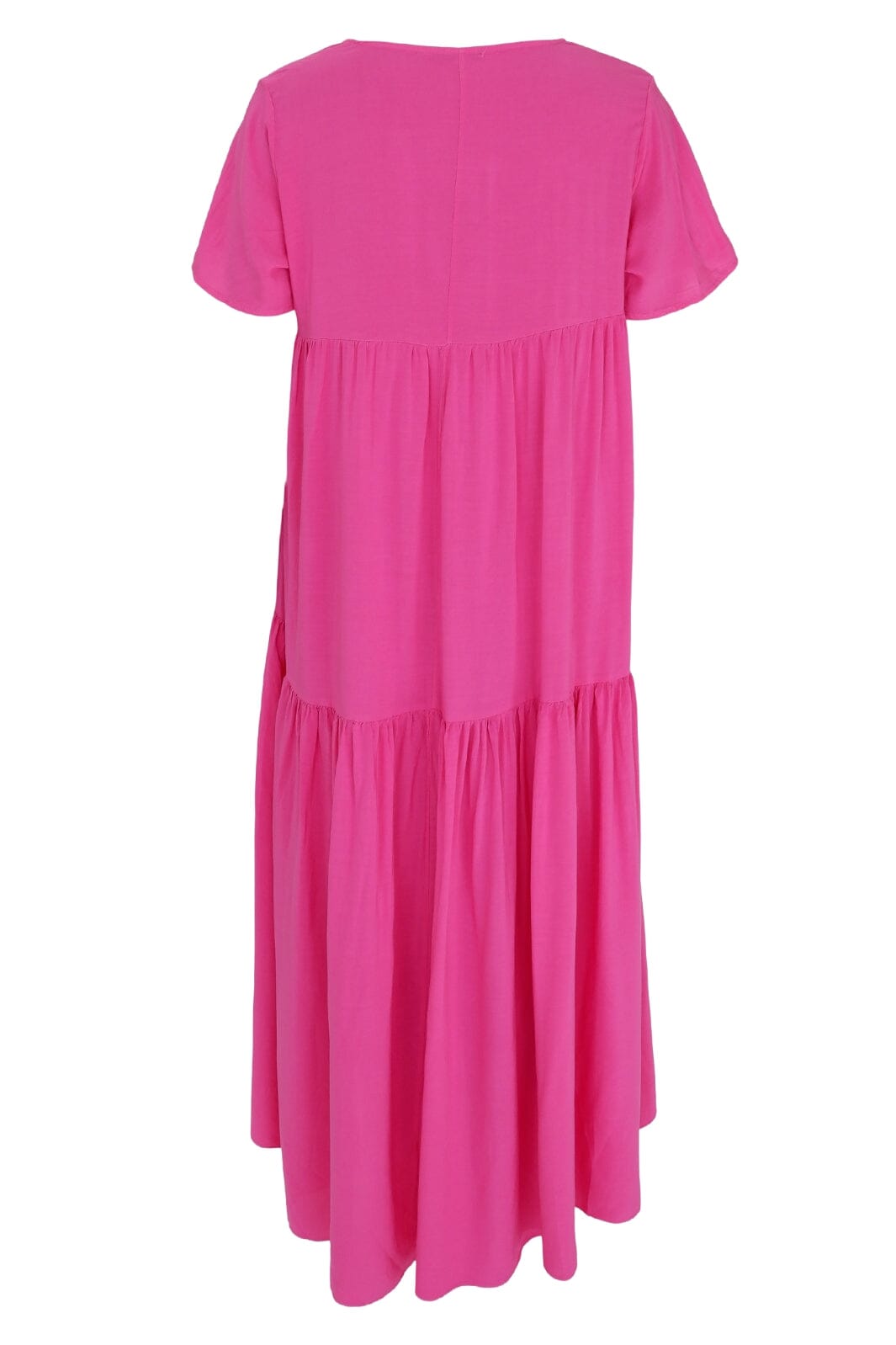 Forudbestilling - Black Colour - Bclexanne Ss Long Dress - Pink (Juni) Kjoler 