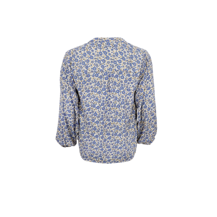 Forudbestilling - Black Colour - Bcluna Blouse - Blue Daisy Bluser 