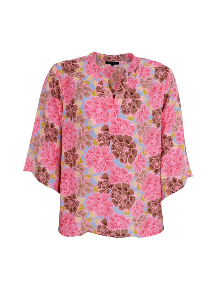 Forudbestilling - Black Colour - Bcluna Flared Sleeve Blouse - Blossom Candy 