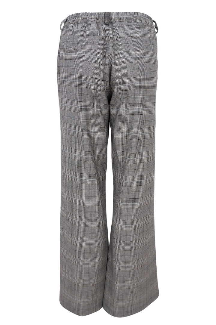 Forudbestilling - Black Colour - Bcnikka Chequered Box Pant - Grey Bukser 