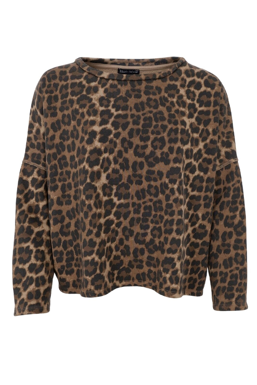 Forudbestilling - Black Colour - Bczelda Sweatshirt - Leopard T-shirts 