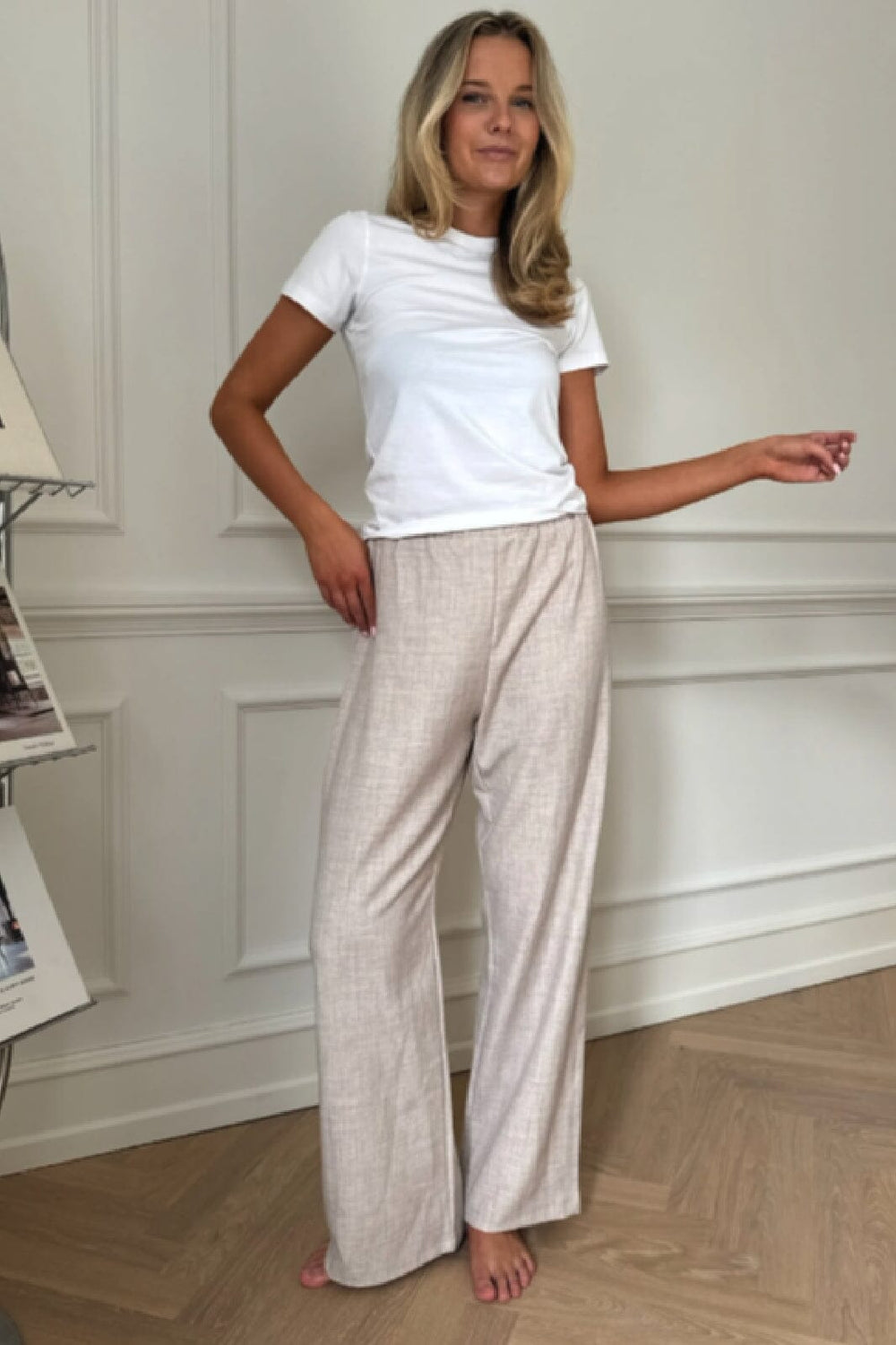 Forudbestilling - BYIC - Alberteic Pants - beige Beige Bukser 