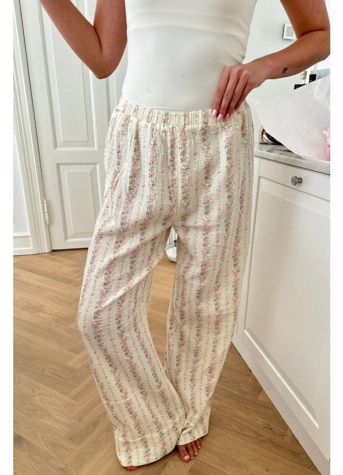 Forudbestilling - BYIC - Najaic Pants - lpfp Light Pink Flower Print Bukser 