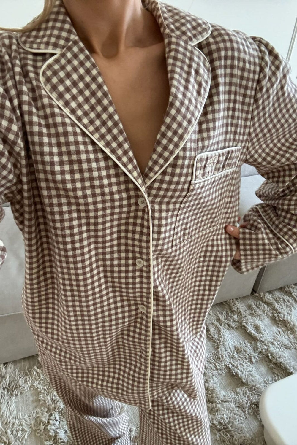 BYIC - Najaic Shirt A23585 - Beigec - Beige Checks