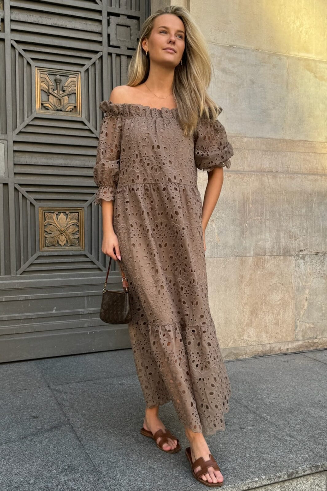 Forudbestilling - BYIC - Sigridic Long Dress - mocca Mocca Kjoler 