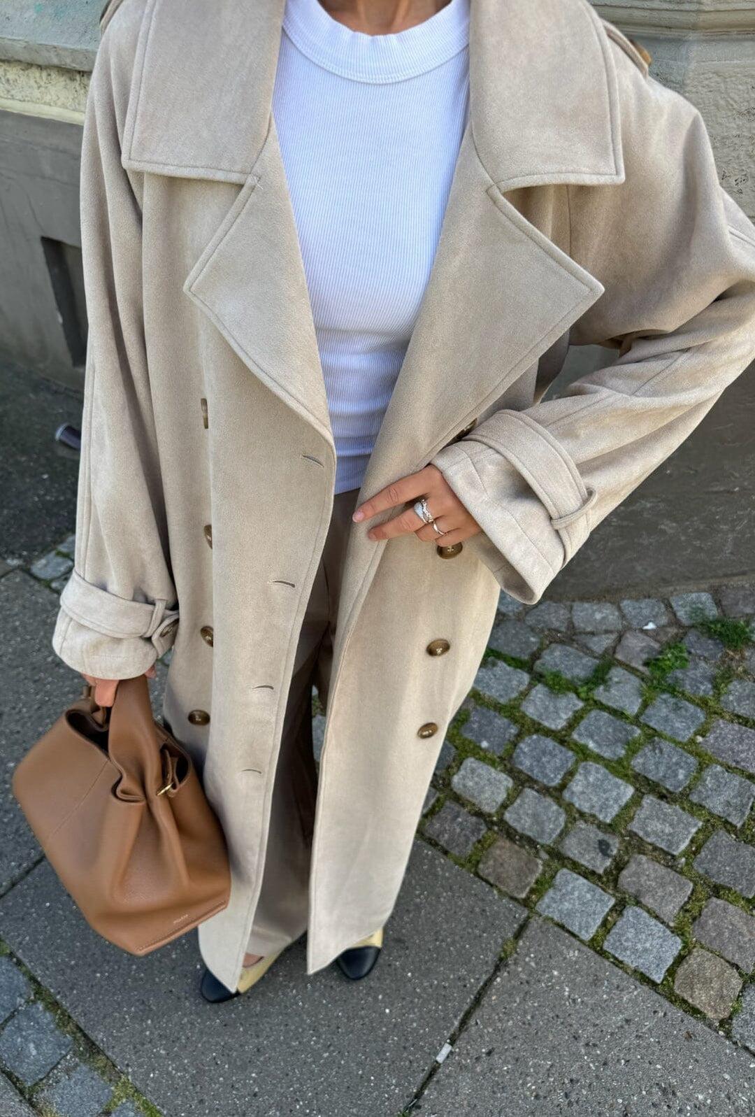 Forudbestilling - BYIC - Tillieic Trenchcoat - beige Beige Frakker 