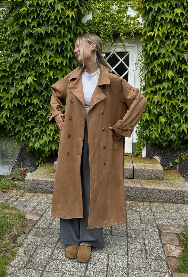 Forudbestilling - BYIC - Tillieic Trenchcoat - tan Tan Frakker 