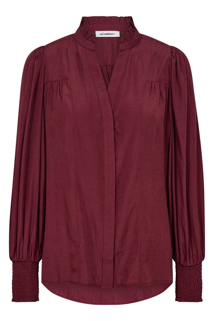 Co´Couture - Ailacc Petra V-Shirt 35810 - 186 - Burgundy