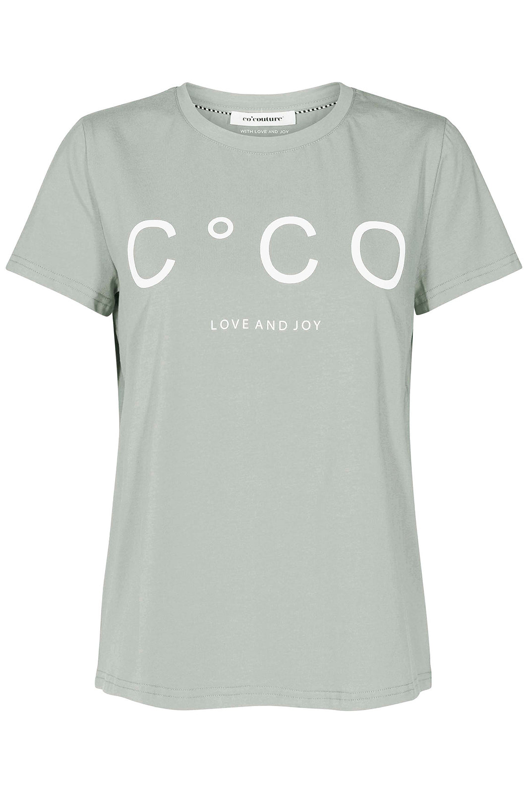 Forudbestilling - Co'couture - Coco Signature Tee - Grey Melange (Juni) T-shirts 