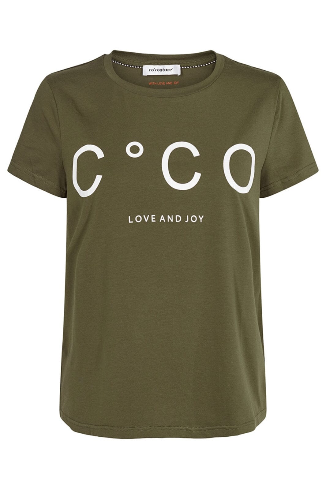 Forudbestilling - Co´couture - Cococc Signature Tee - 7555 Army (Maj/Juni) T-shirts 