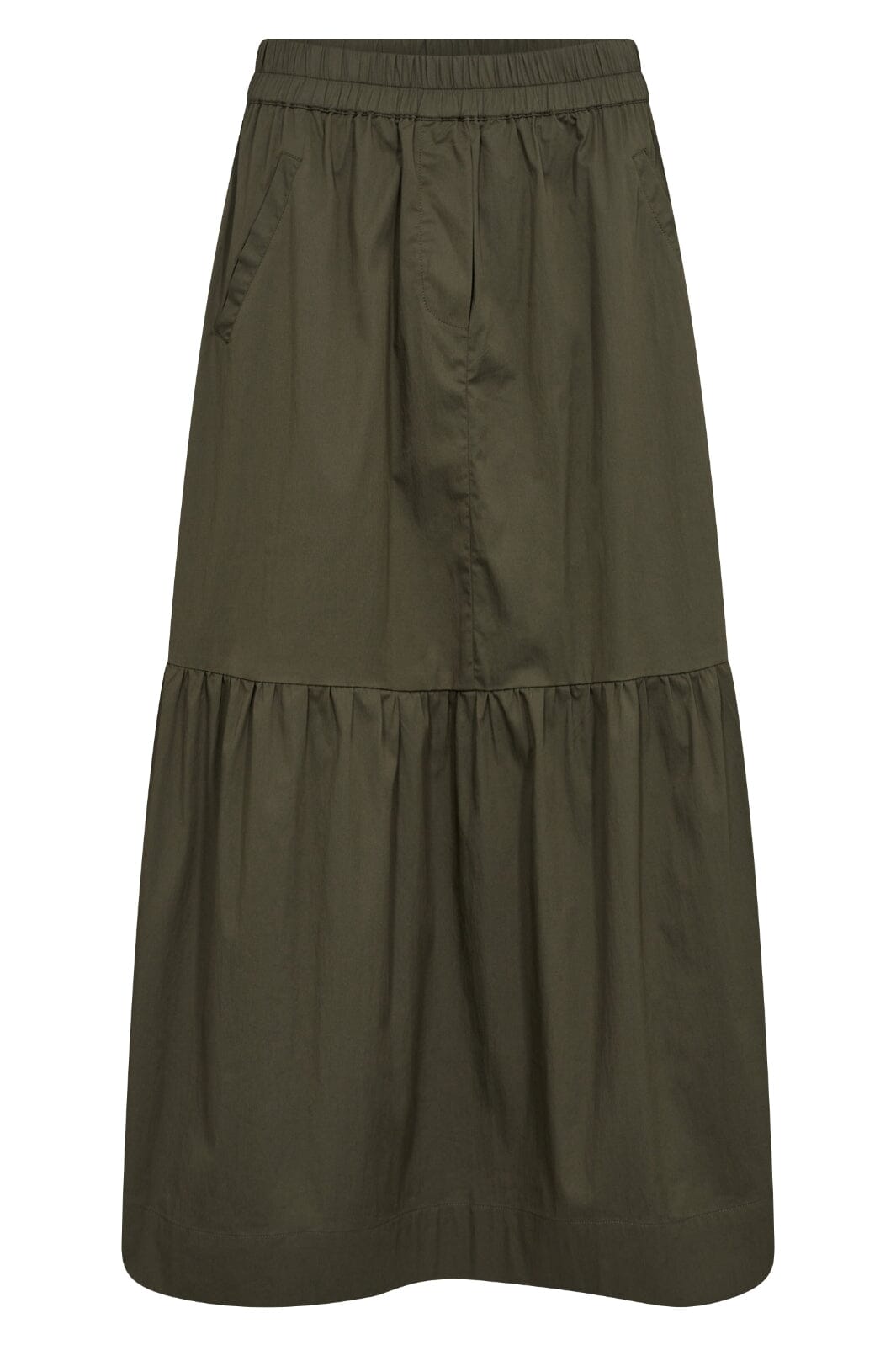 Forudbestilling - Co´couture - Cottoncc Crisp Gypsy Skirt 34112 - 7555 Army Nederdele 