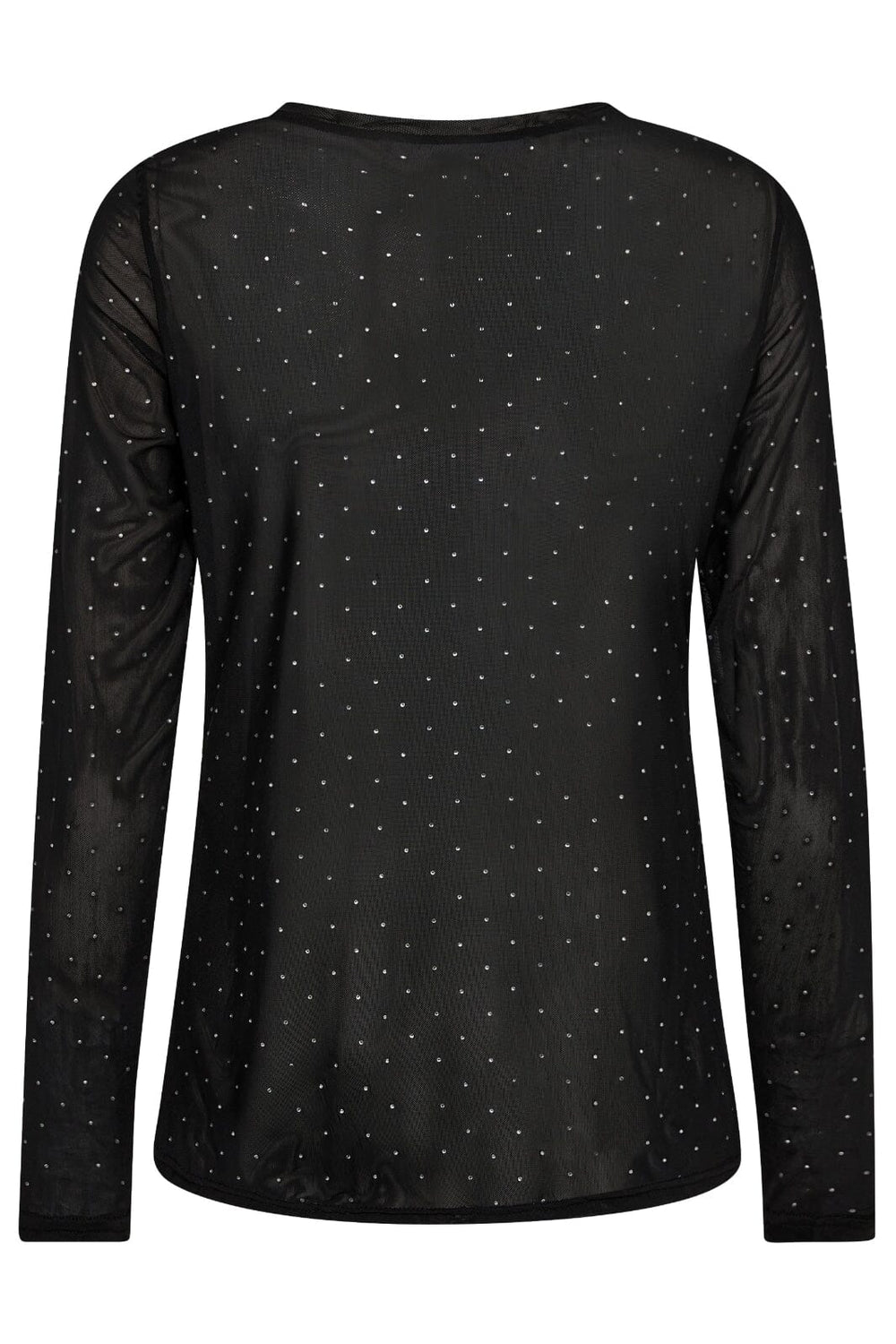 Forudbestilling - Co´couture - Crystalcc Mesh Blouse 33103 - 96 Black Bluser 