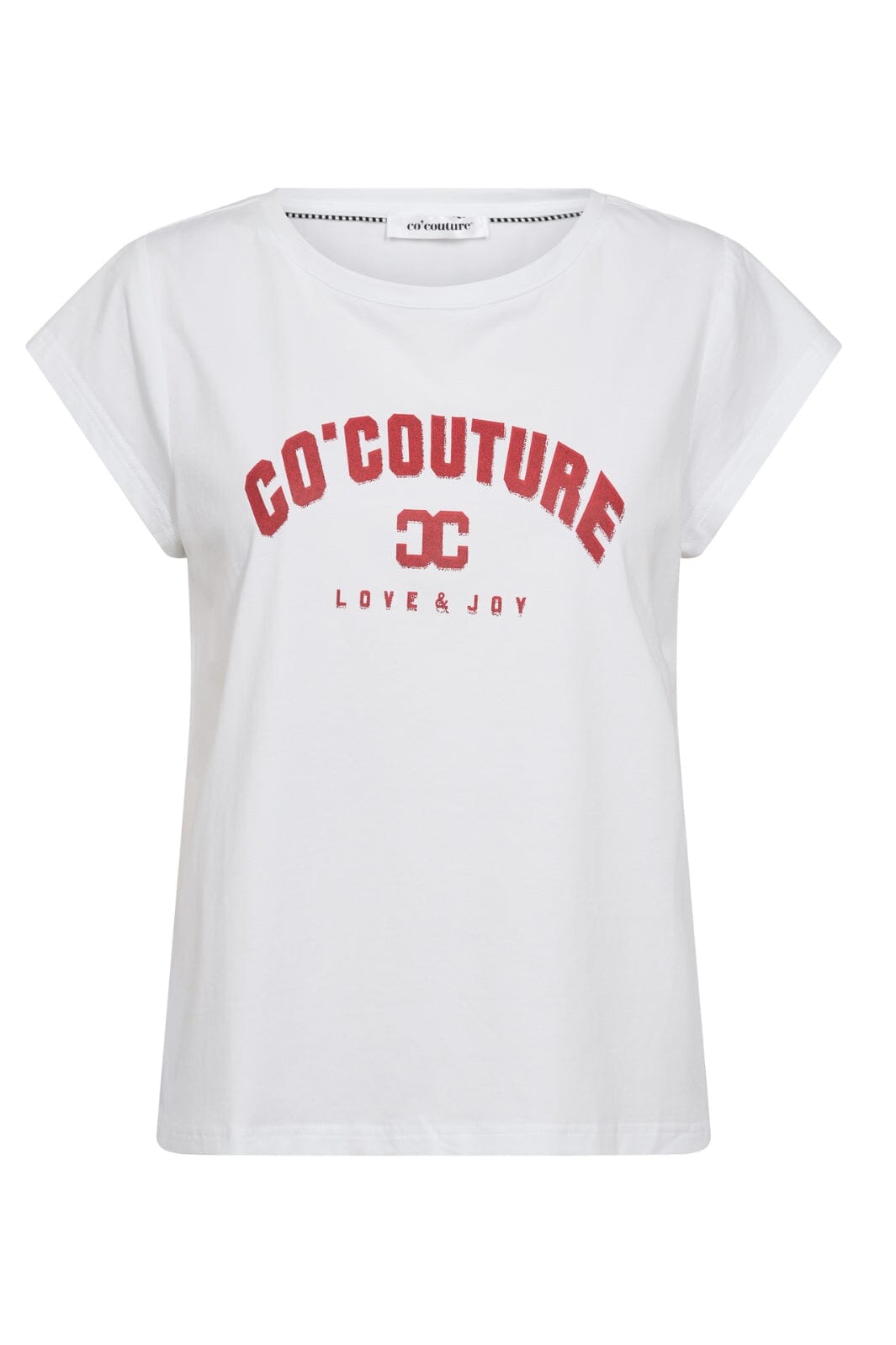 Forudbestilling - Co´couture - Dustcc Print Tee 33085 - 40066 White Flame T-shirts 