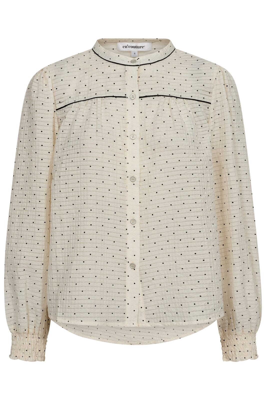 Forudbestilling - Co´couture - Franciscacc Dot Shirt 35710 - 11 Off White Skjorter 