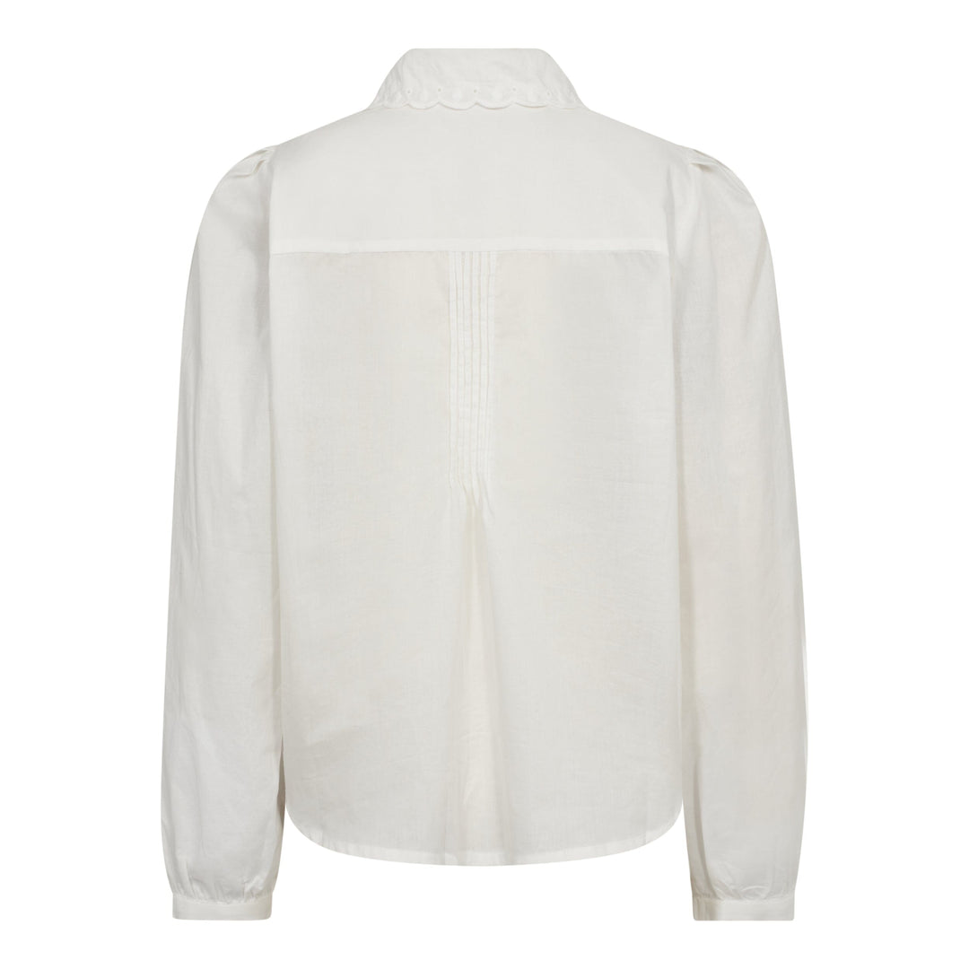 Forudbestilling - Co´couture - Gemmacc Anglaise Shirt 35723 - 4000 White Skjorter 