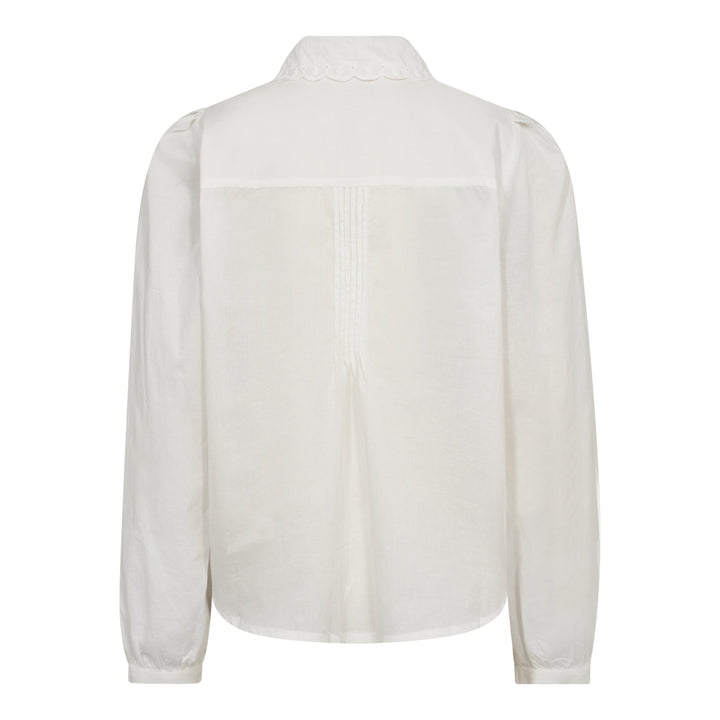 Forudbestilling - Co´couture - Gemmacc Anglaise Shirt 35723 - 4000 White Skjorter 