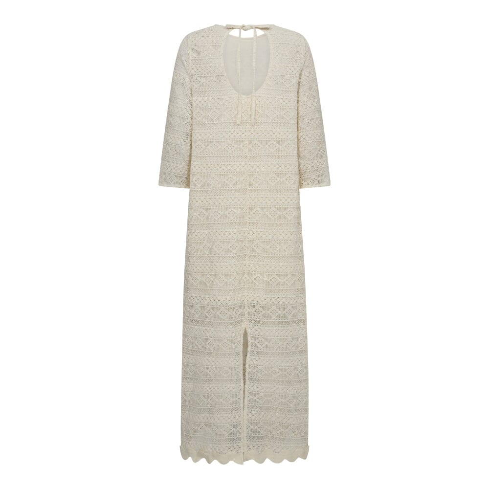 Forudbestilling - Co´couture - Laracc Crochet Dress 36338 - 11 Off White Kjoler 