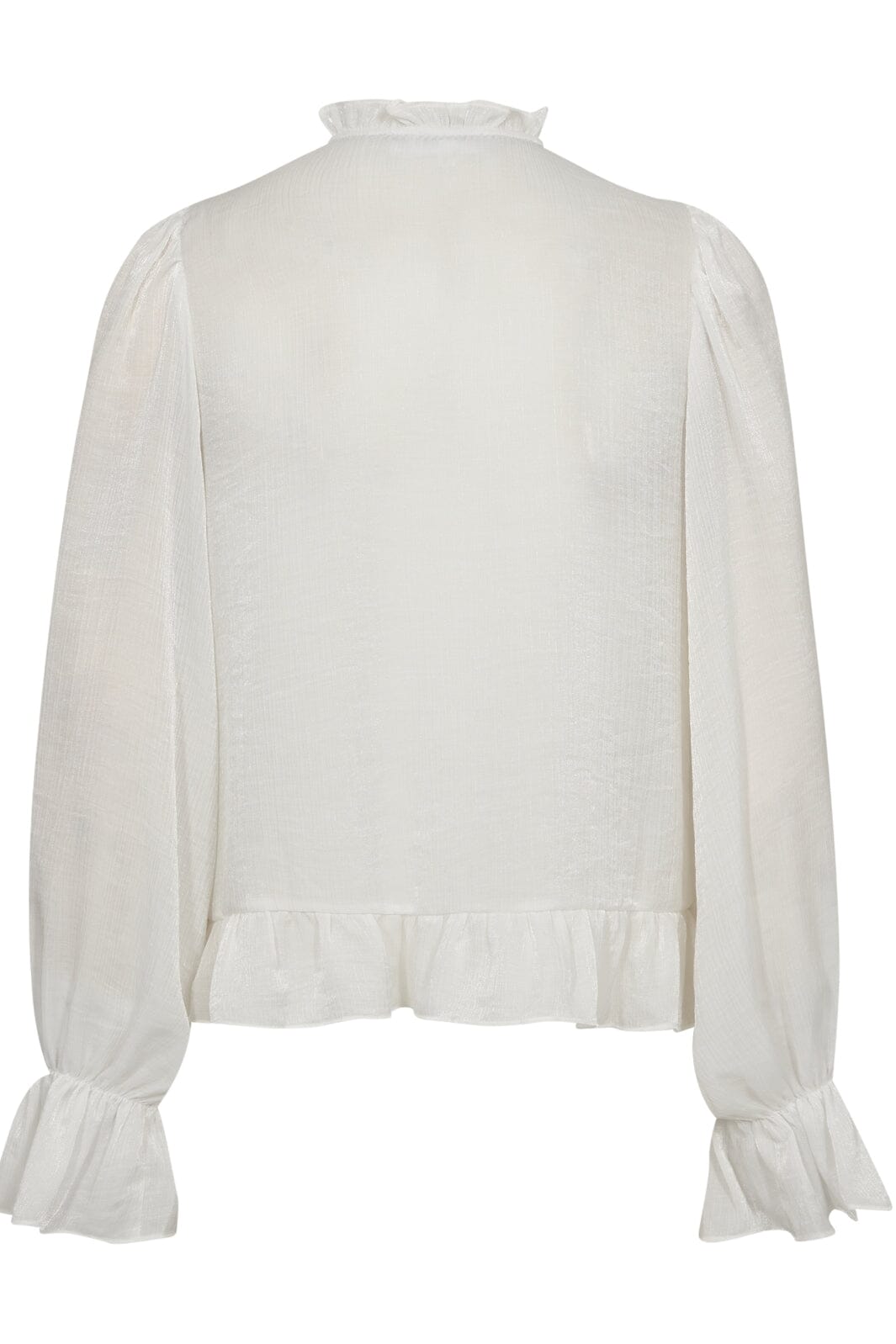 Forudbestilling - Co´couture - Melinacc Frill Shirt 35607 - 4000 White Skjorter 