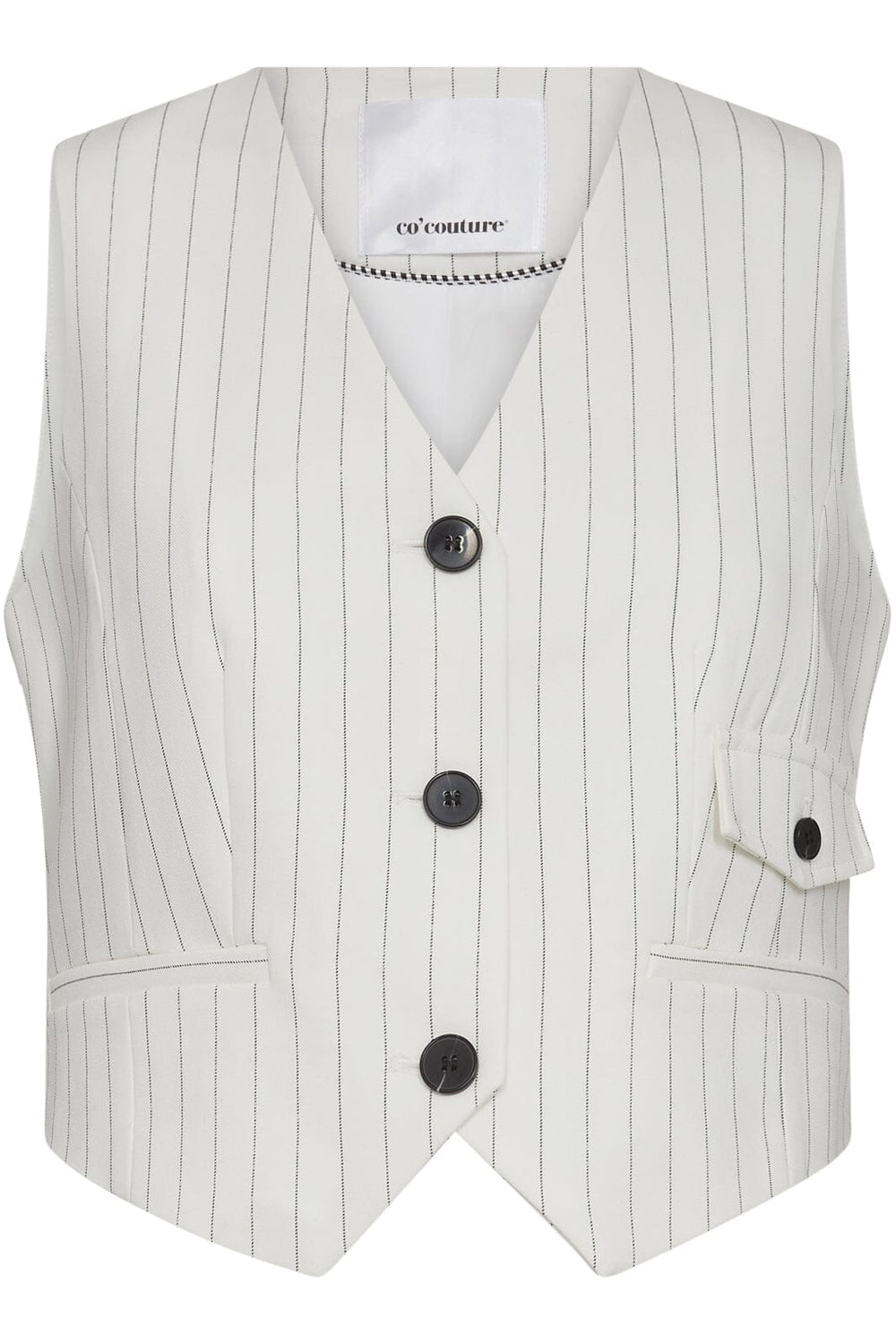 Forudbestilling - Co´couture - Pimacc Pin Vest 30164 - 4000 White Veste 