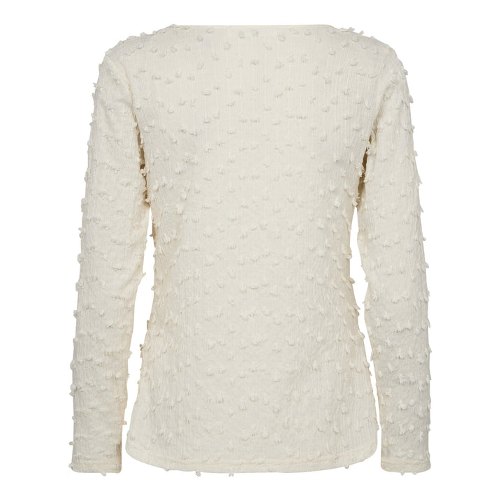 Forudbestilling - Co´couture - Pompomcc Blouse 33125 - 11 Off White T-shirts 