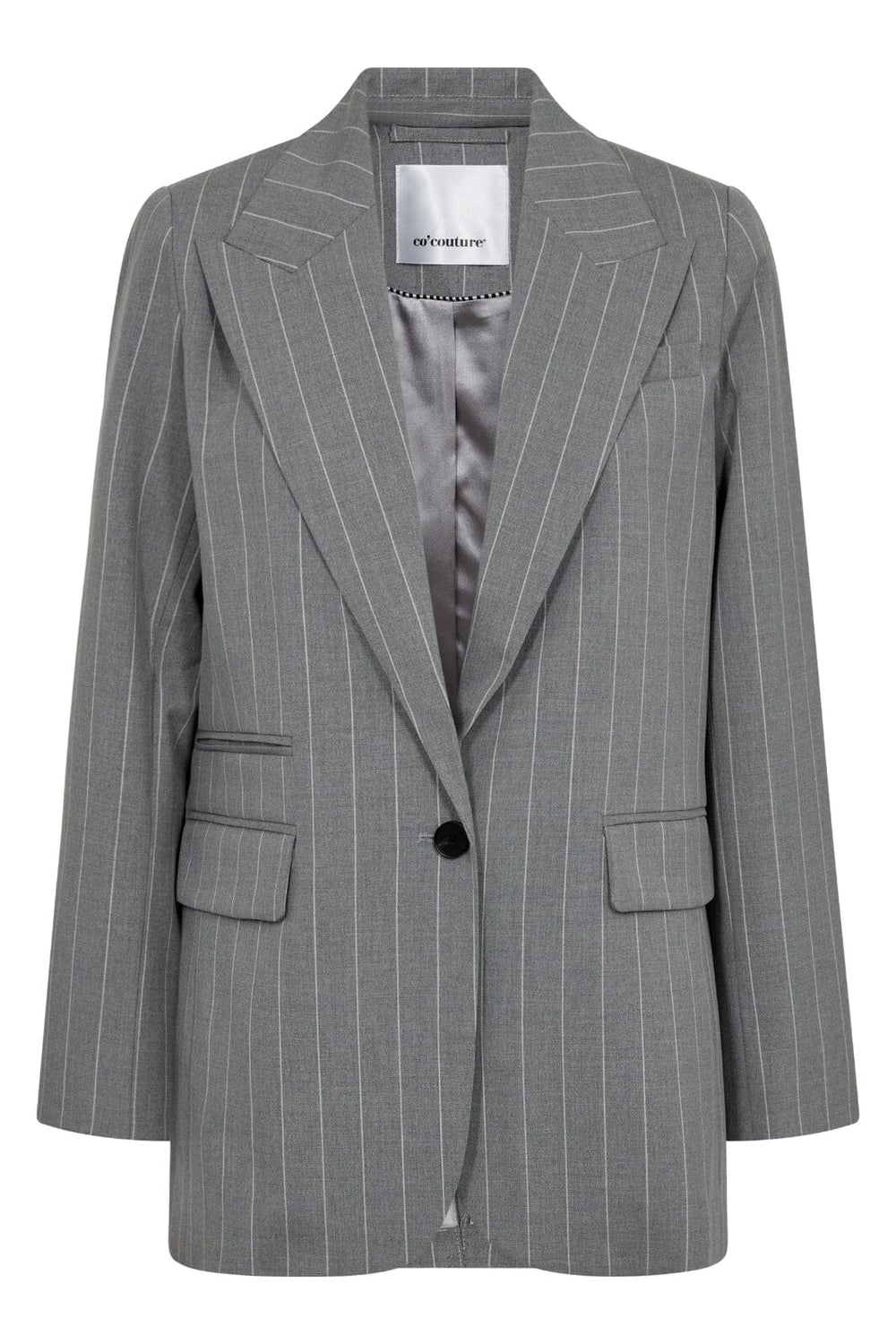 Forudbestilling - Co´couture - Pricillacc Pin Blazer 30228 - 138 Light Grey Blazere 