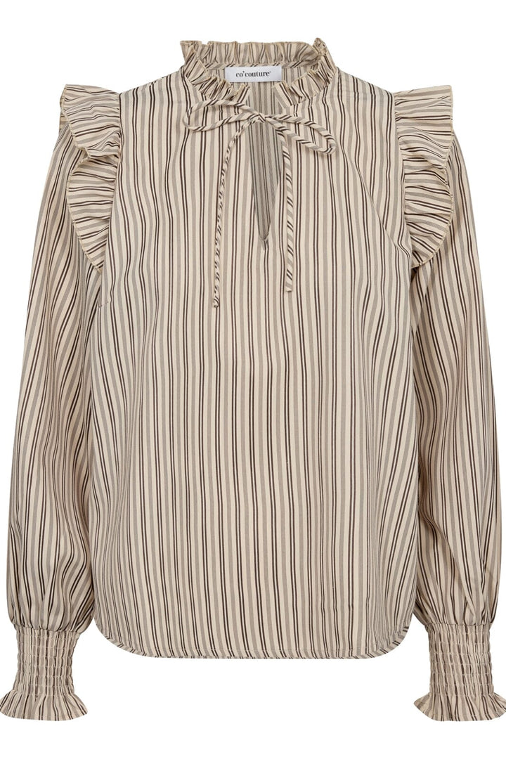 Forudbestilling - Co´couture - Siggacc Stripe Blouse 35605 - 108 Powder Skjorter 