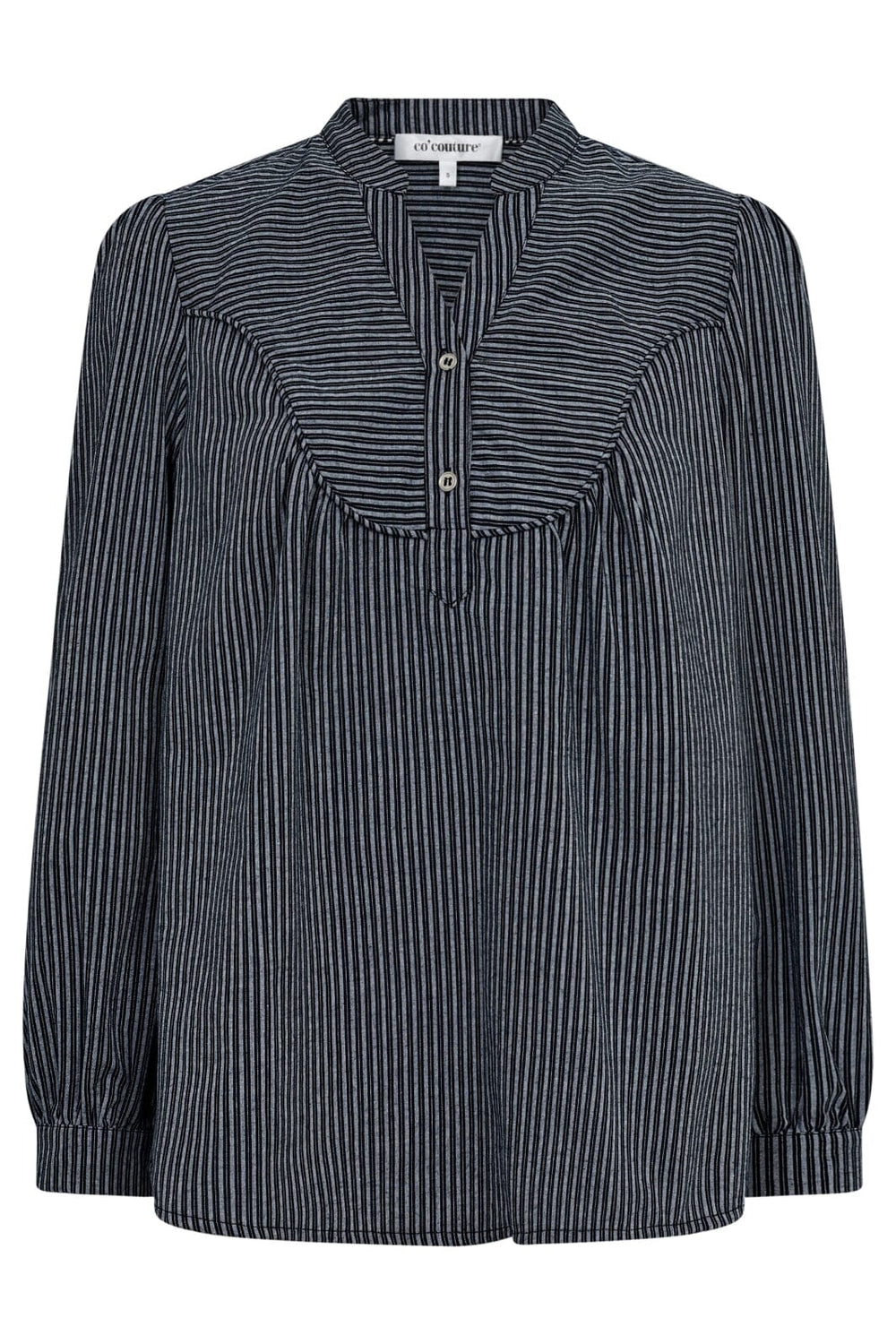 Forudbestilling - Co´couture - Simonacc Stripe Blouse 35559 - 120 Navy Skjorter 