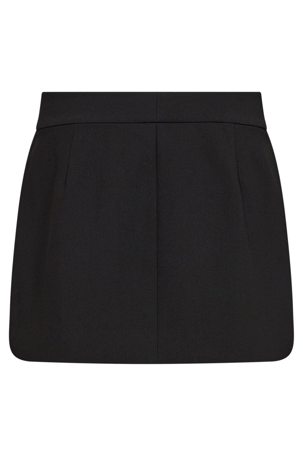 Forudbestilling - Co´couture - Volacc Crop Pleat Skirt 34105 - 96 Black Nederdele 