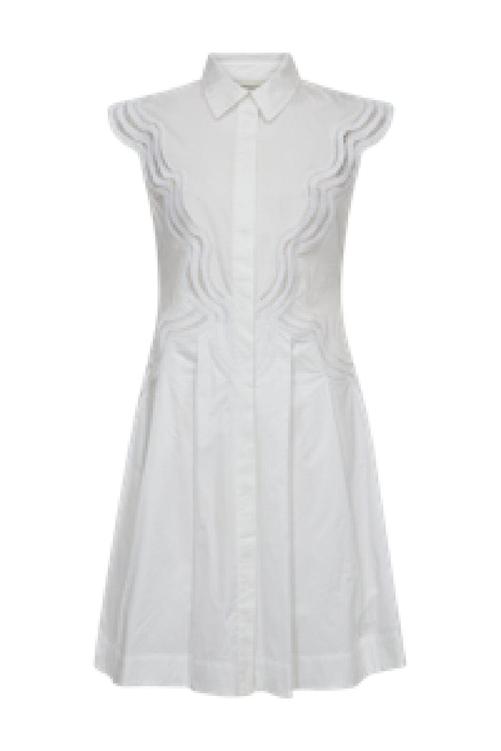 Forudbestilling - Copenhagen Muse - Cmshirley-dress 206517 - 1010 Bright White