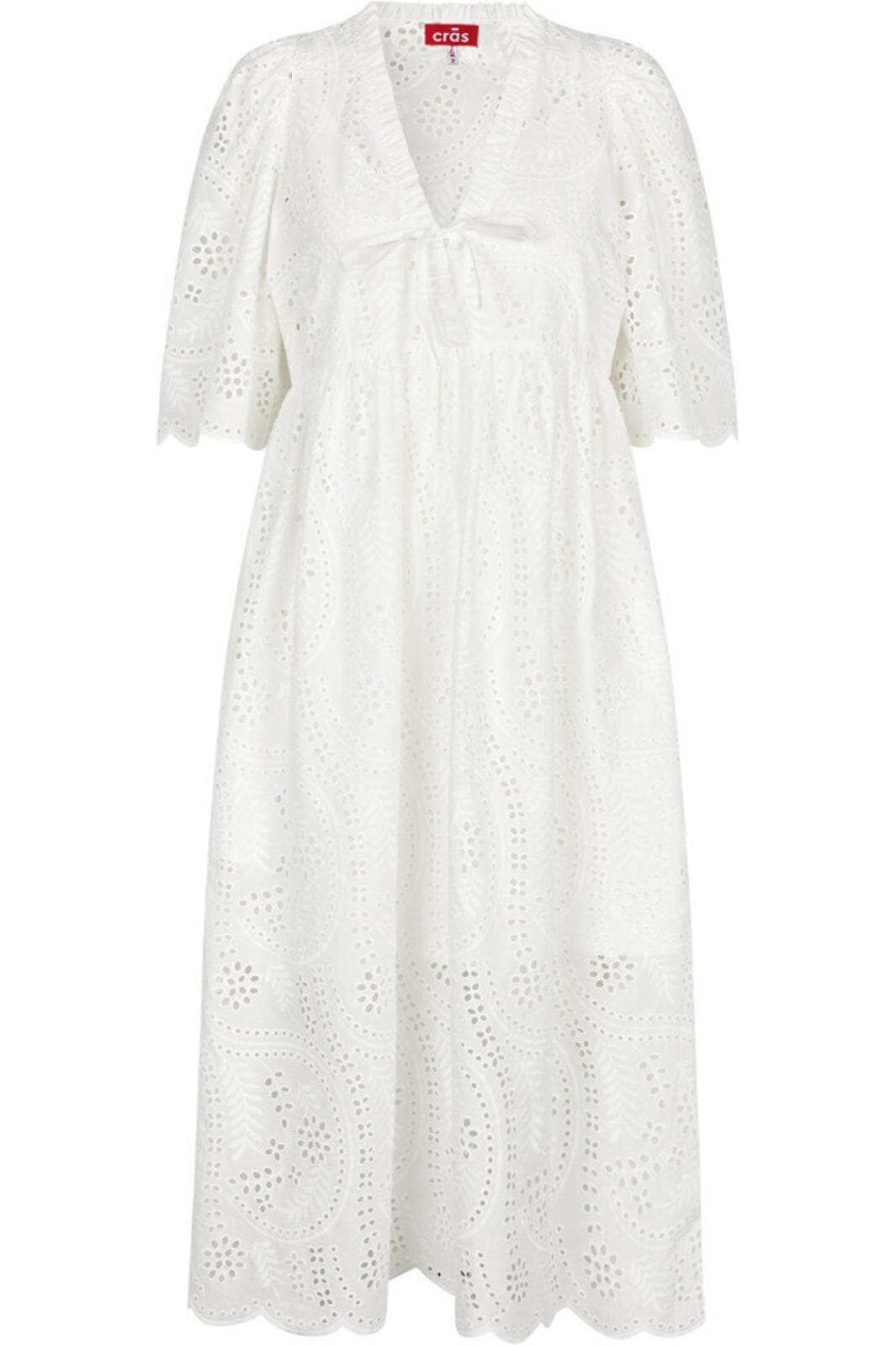 Forudbestilling - Cras - Breezecras Dress - 1000 White Kjoler 