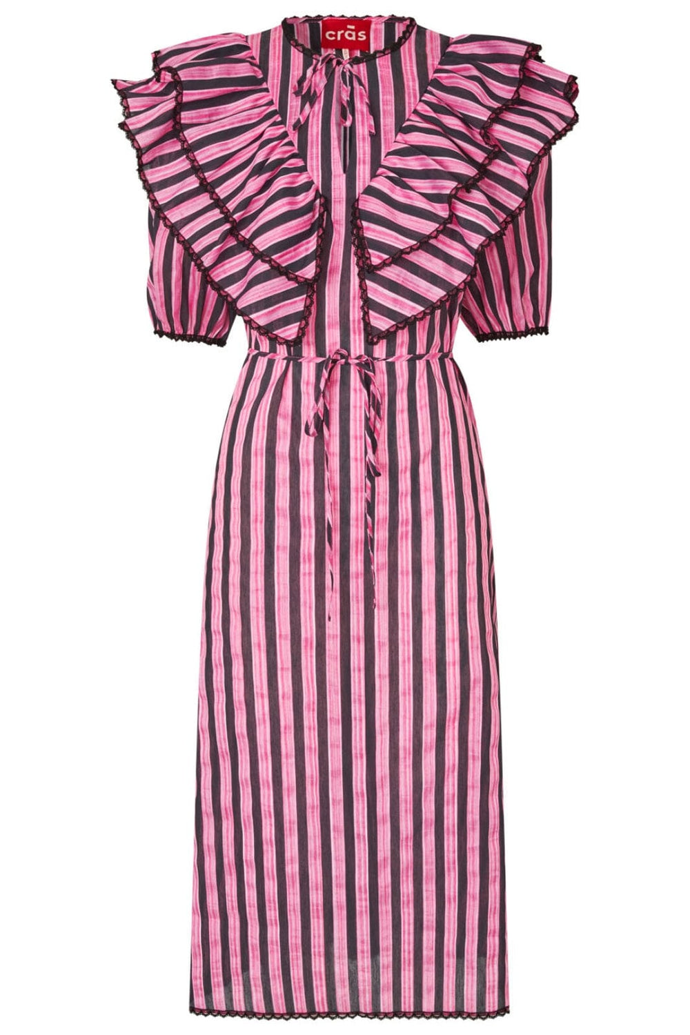 Cras - Sylvia Dress - 8070 8070 Pink Stripe