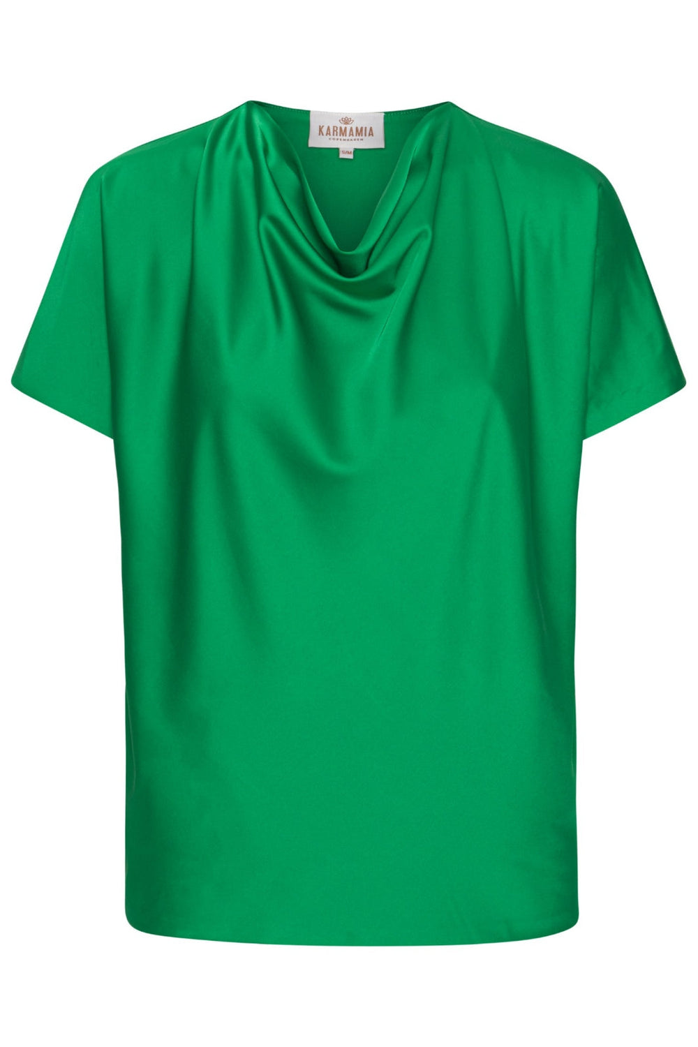 Forudbestilling - Karmamia - Peony Blouse - Dark Emerald (Midt August) T-shirts 