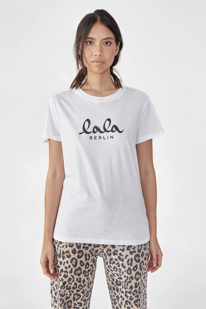 Lala Berlin - T-Shirt Cara 10010168 - Lala White/Black