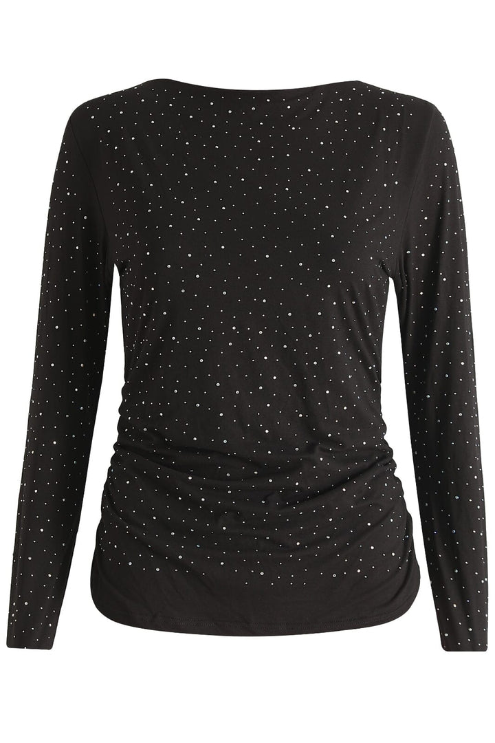 Forudbestilling - Liberte - Alma-Ls-Turn-Top - Black Simili