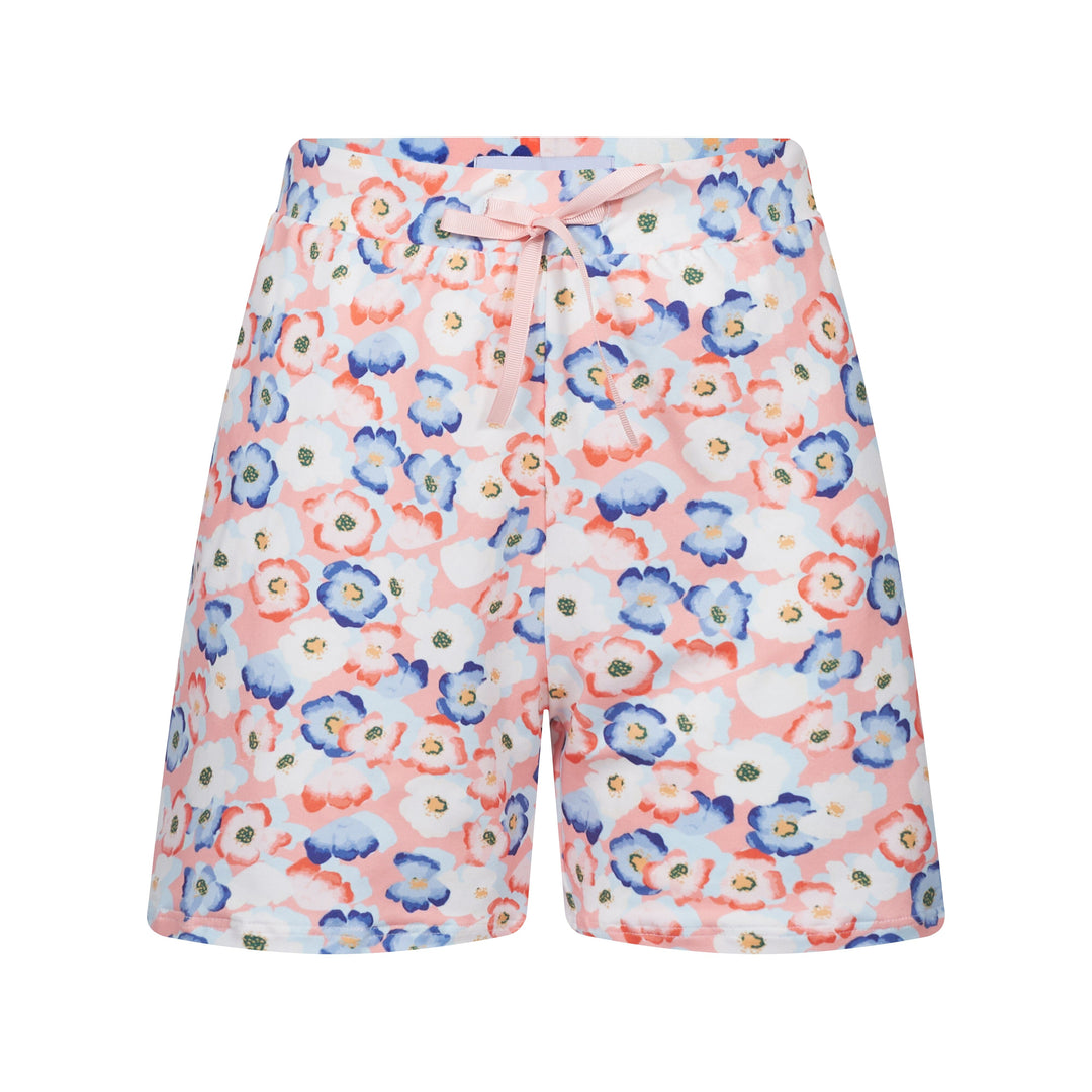 Forudbestilling - Liberte - Alma-Shorts - Peachy Blue Flower Shorts 