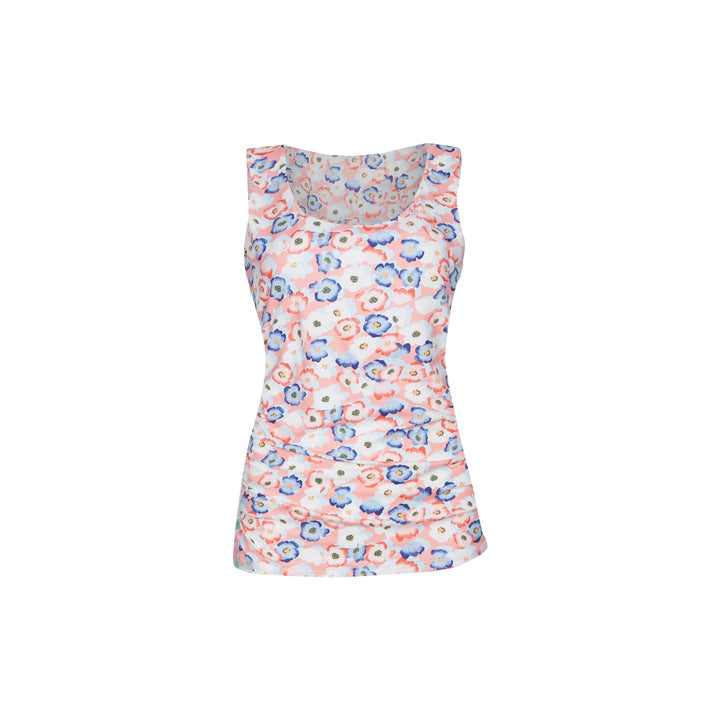 Forudbestilling - Liberte - Alma-Turn-Top - Peachy Blue Flower Toppe 