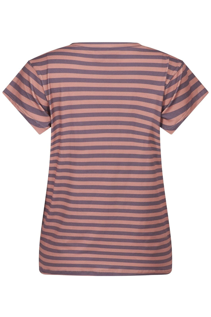 Liberte - Alma-U-Tshirt - Brown Stripe